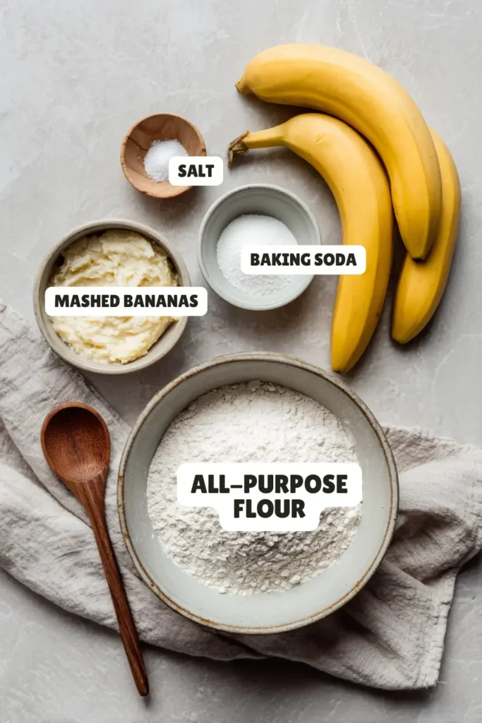 Moist Banana Bread Ingredients