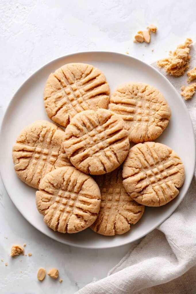 3-Ingredient Peanut Butter Cookies
