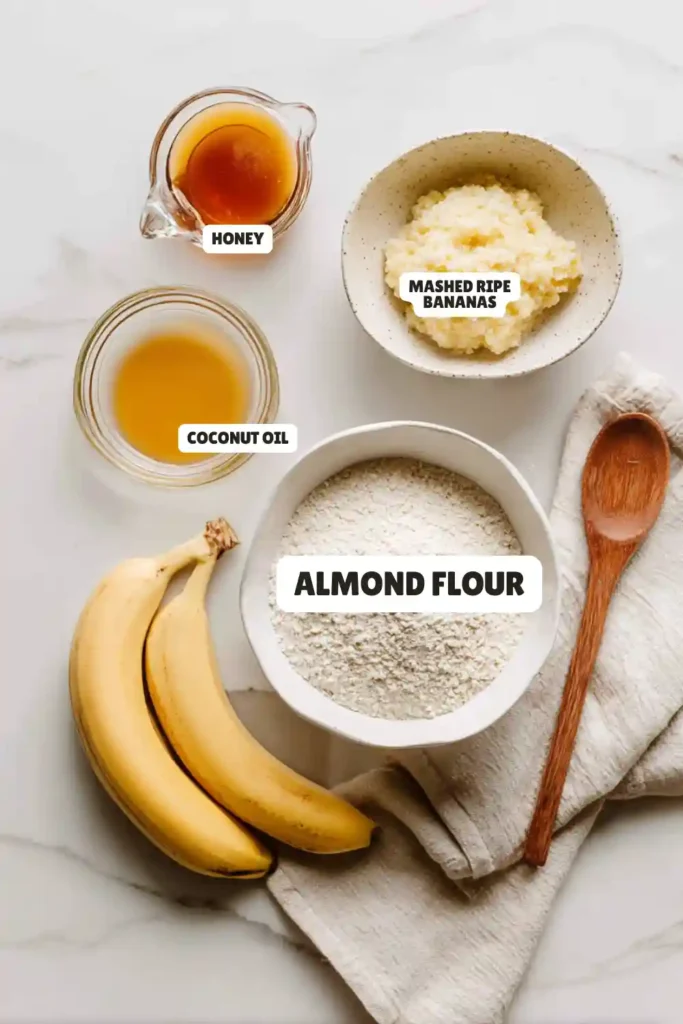 Almond Flour Banana Bread Ingredients