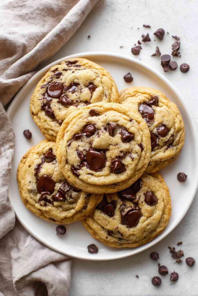 Chewy Bakery-Style Chocolate Chip Cookies