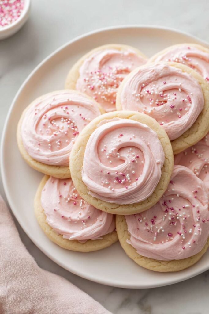 Chilled Sugar Cookie with Almond Frosting