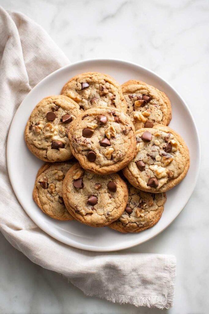 Chocolate Chip Walnut Cookies