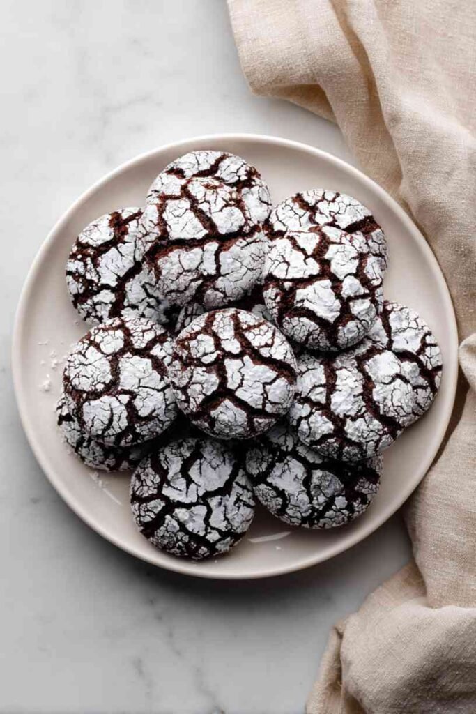 Chocolate Crinkle Cookies