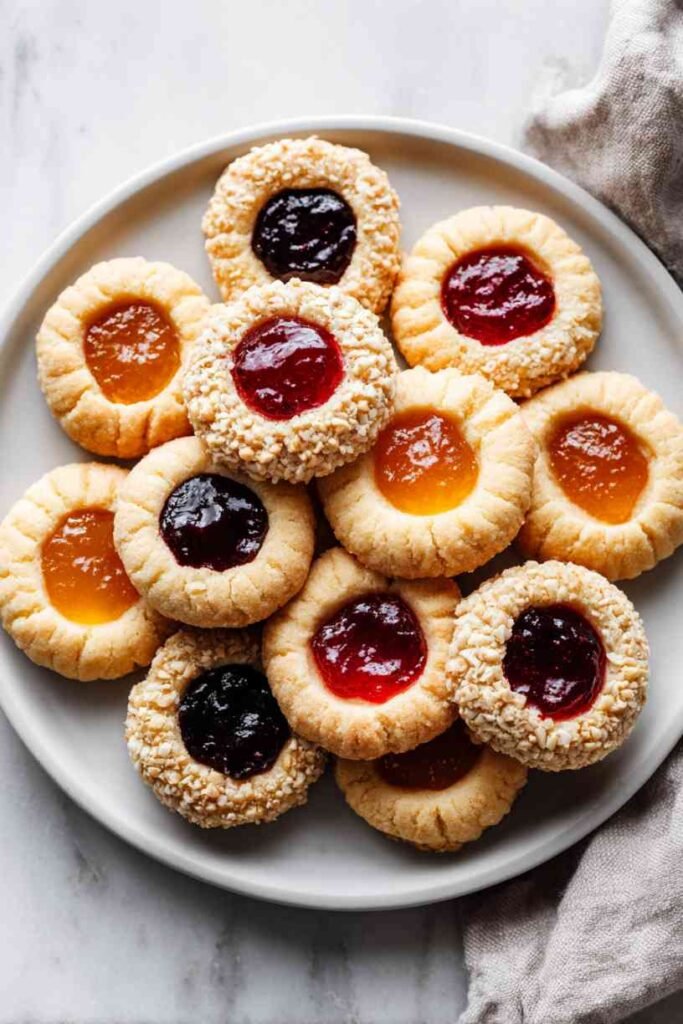 Classic Jam Thumbprint Cookies