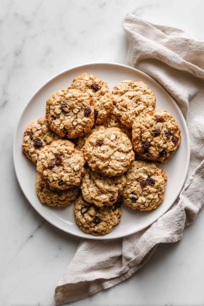Classic Oatmeal Raisin Cookies