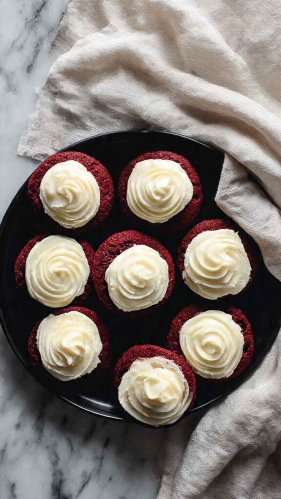 Classic Red Velvet Cookies