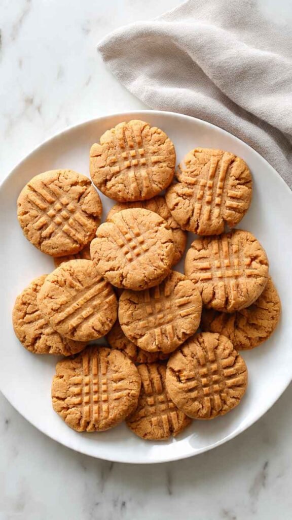 Flourless Peanut Butter Cookies