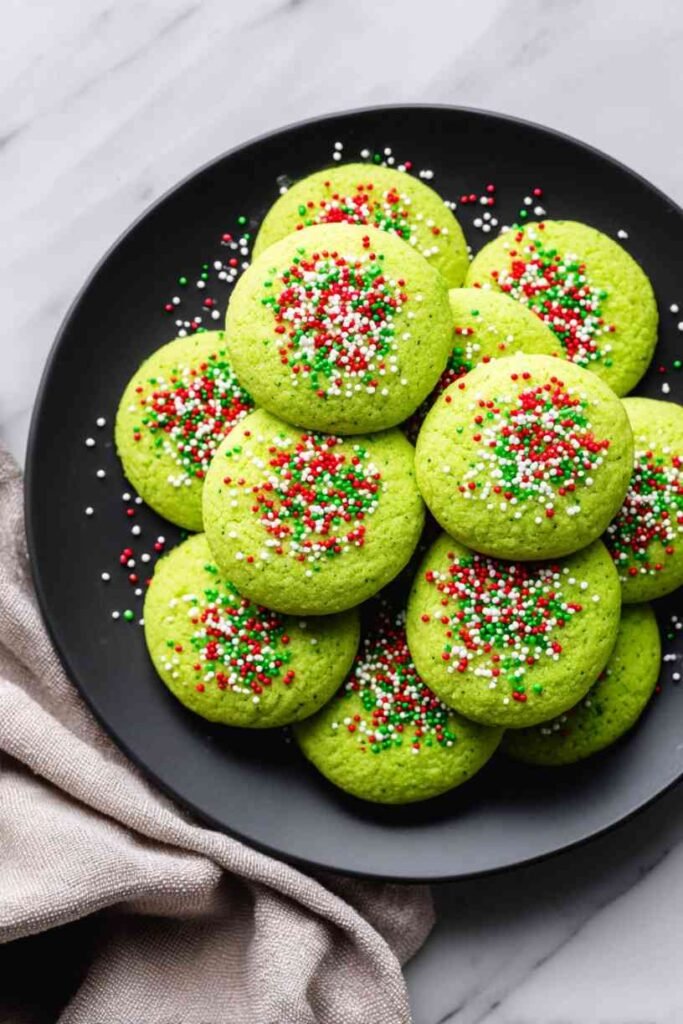 Grinch Sugar Cookies