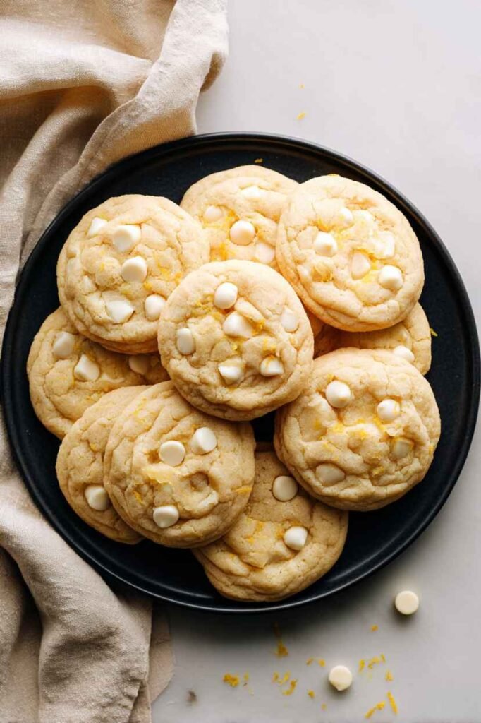 Lemon White Chocolate Cookies