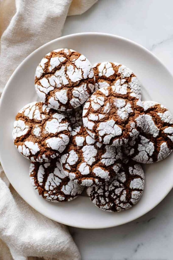 Molasses Crinkle Cookies