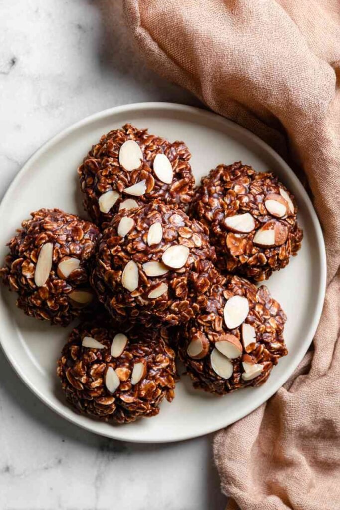 No-Bake Almond Butter Cookies