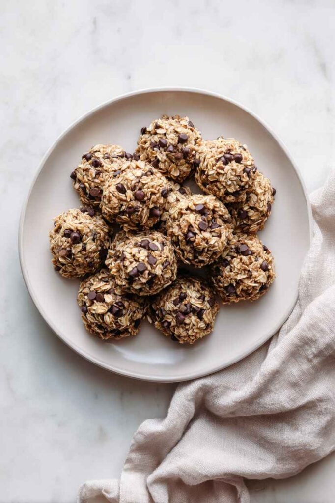 No-Bake Banana Oat Cookies