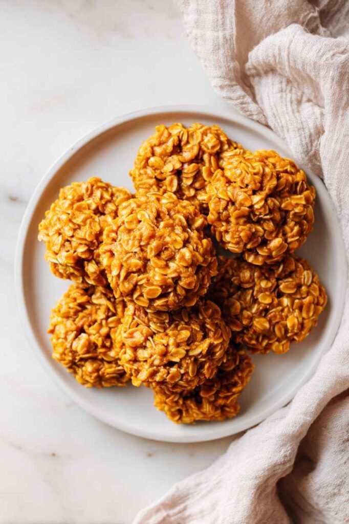 No-Bake Pumpkin Spice Cookies