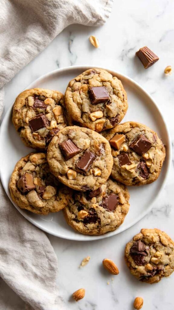 Peanut Butter Chunk Cookies