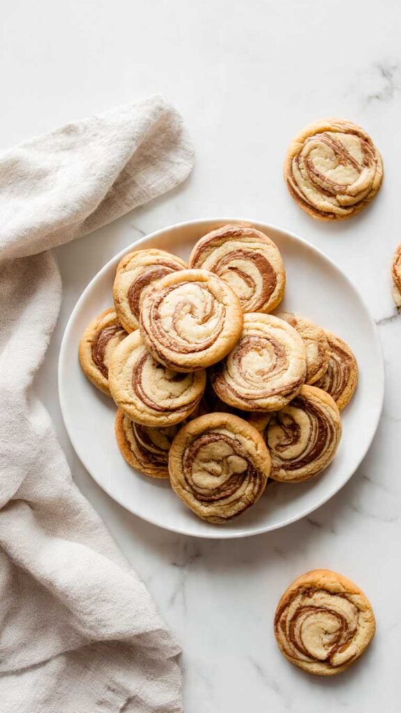 Peanut Butter Swirl Cookies