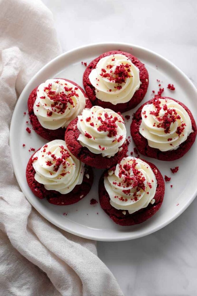 Red Velvet Cheesecake Cookie
