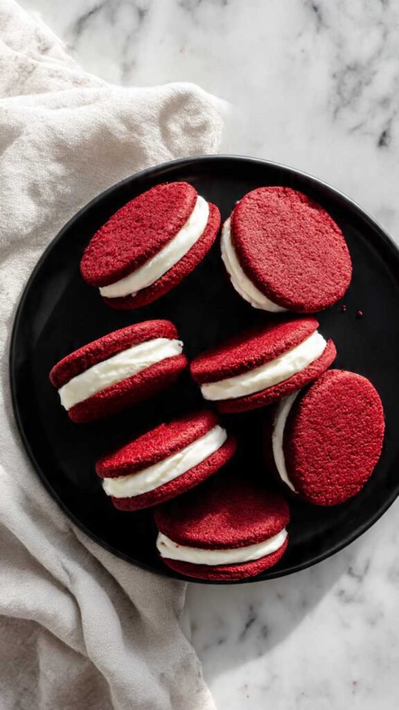 Red Velvet Oreo Cookies