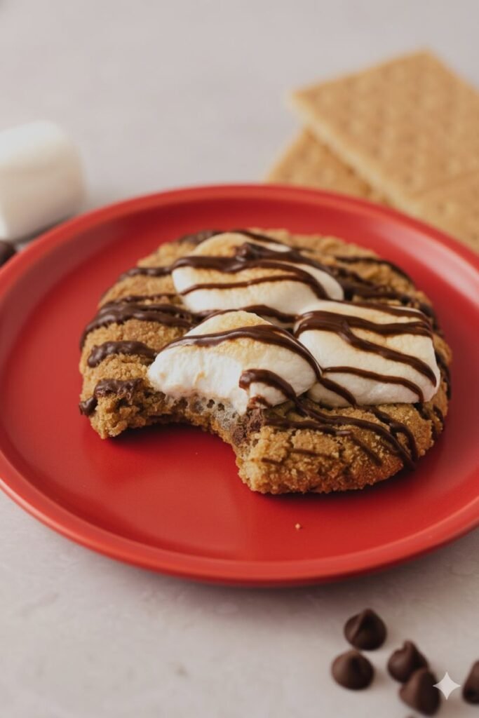 S'mores Crumbl Cookie