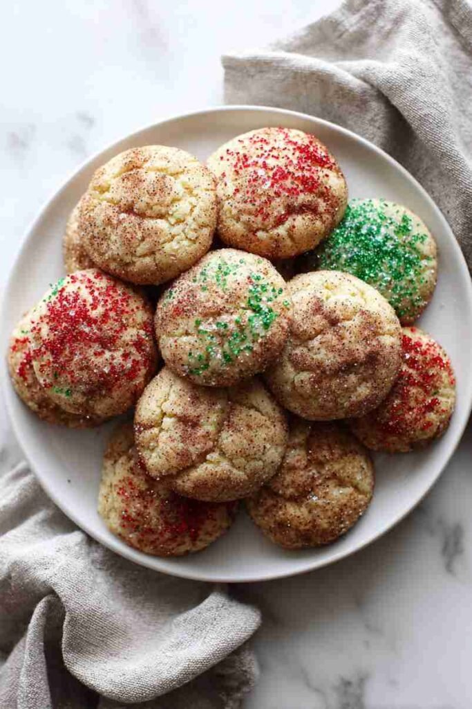 Snickerdoodle Christmas Cookies