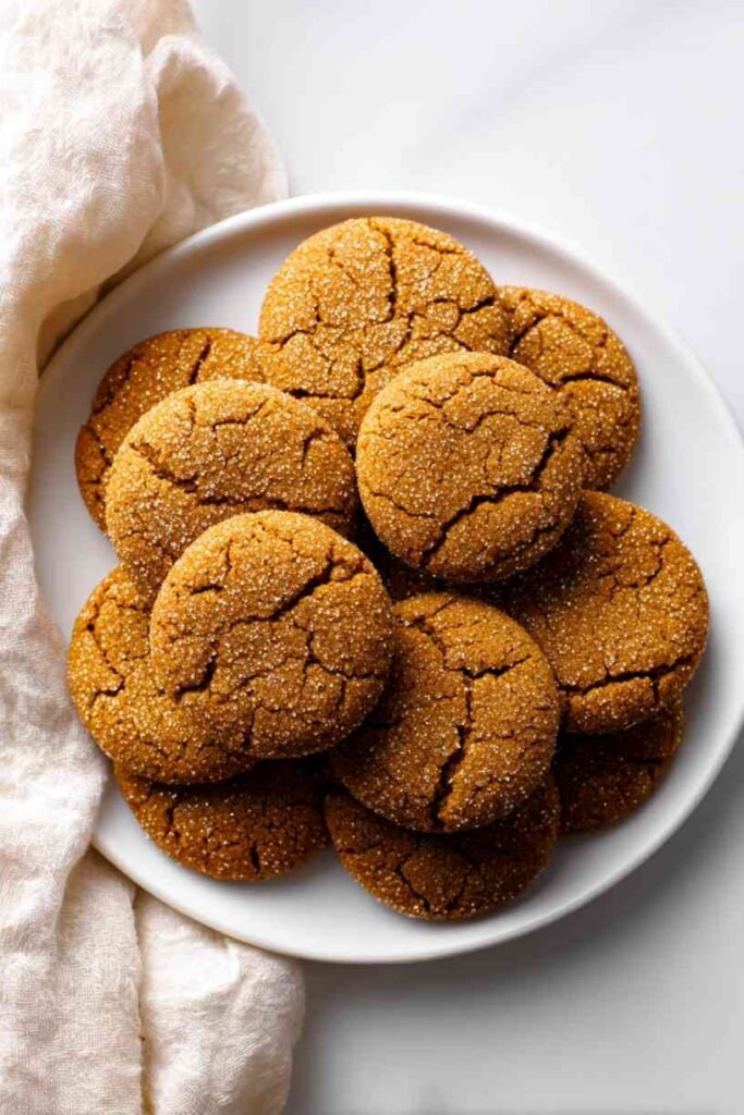 Soft & Chewy Molasses Cookies