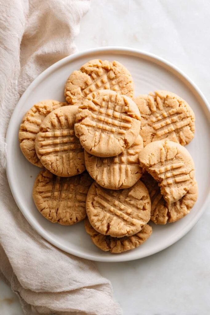 Soft & Chewy Peanut Butter Cookies