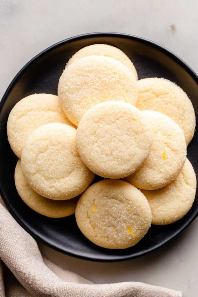 Soft Lemon Sugar Cookies