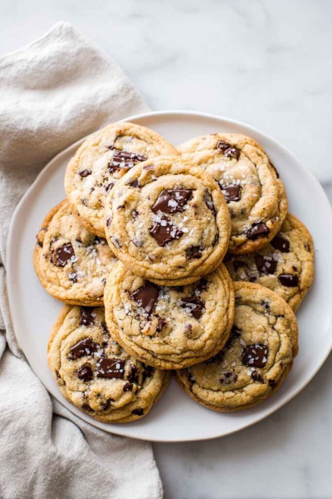 Thick New York-Style Chocolate Chip Cookies