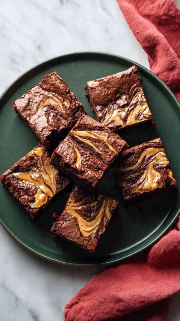 Caramel Swirl Brownies