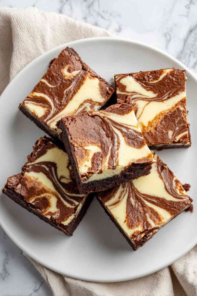 Cheesecake Marble Brownies