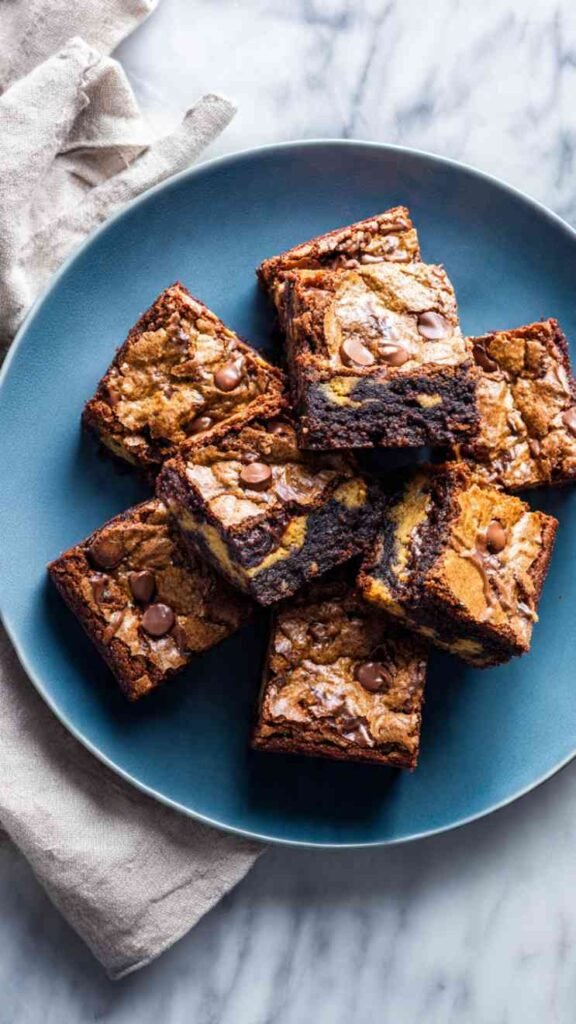 Chocolate Chip Cookie Sluttier Brownies
