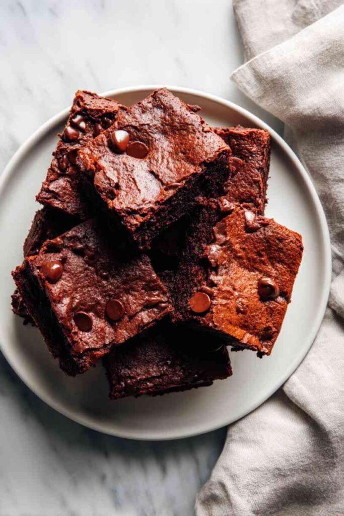 Chocolate Chip Sweet Potato Brownies