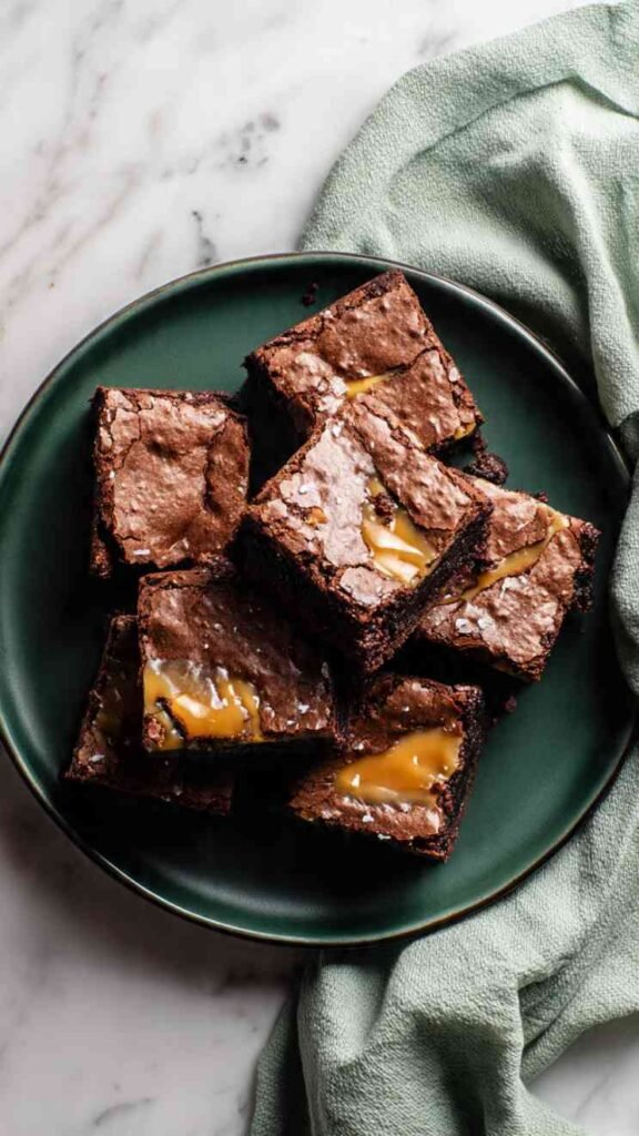 Classic Caramel Brownies