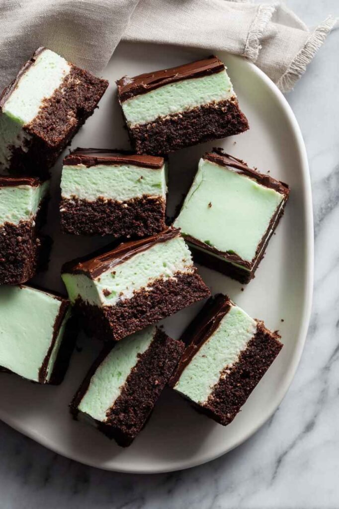 Classic Mint Brownies