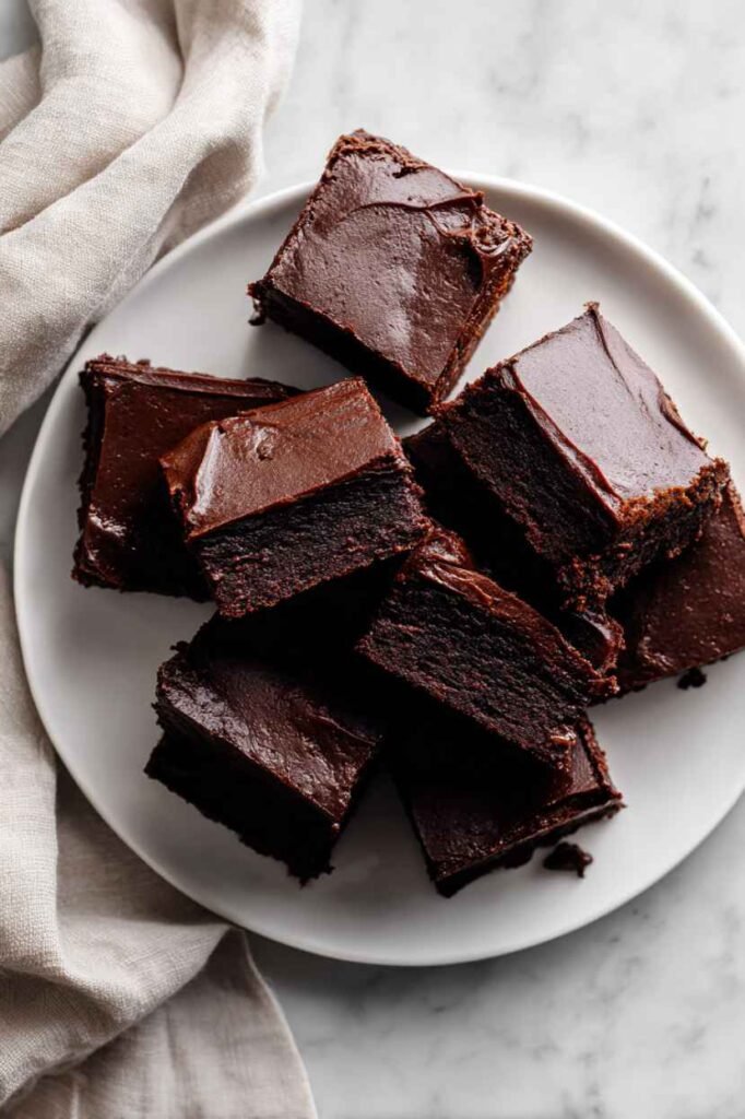 Double Chocolate Mint Brownies