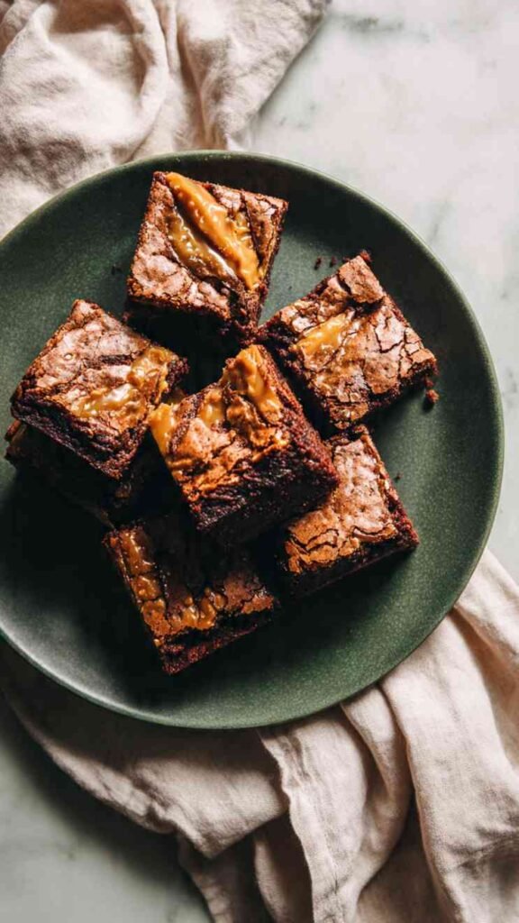 Easy Caramel Brownies