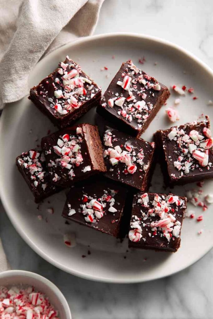 Holiday Mint Brownies