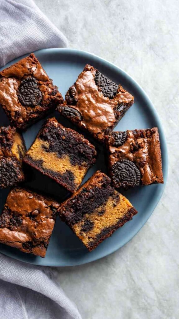 Oreo Cookie Sluttier Brownies