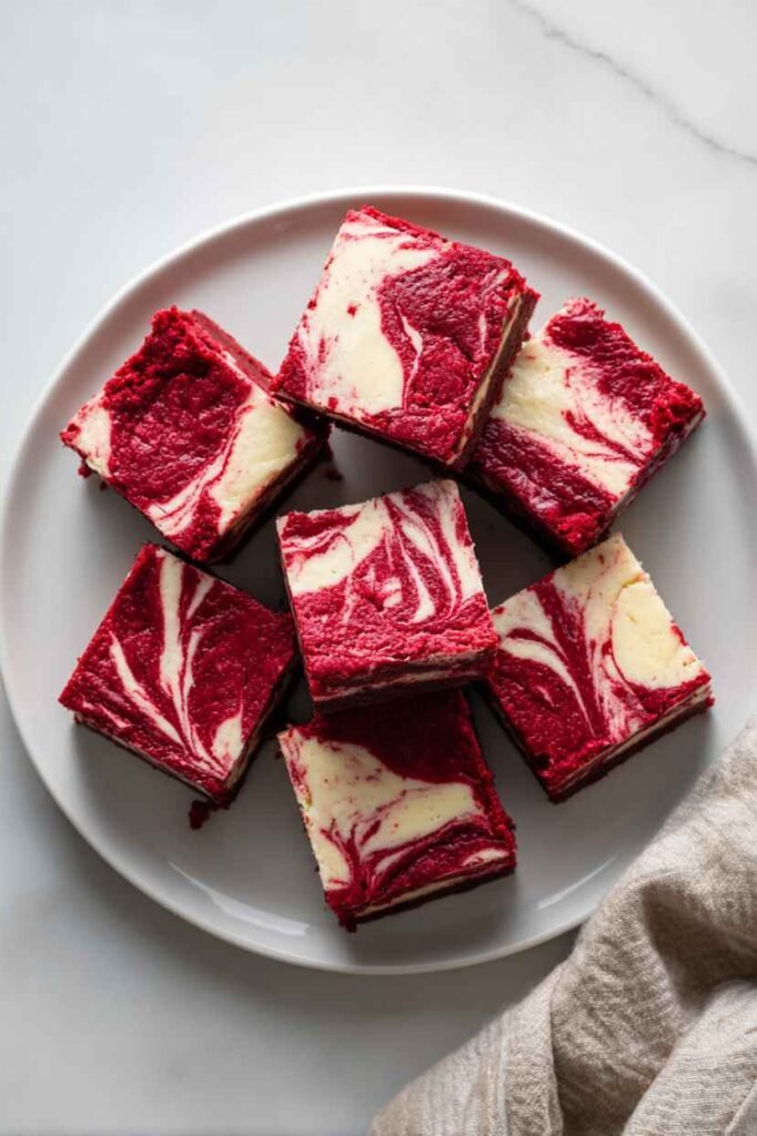 Red Velvet Cheesecake Brownies