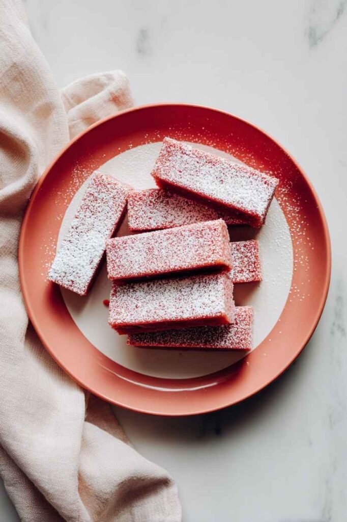 Strawberry Brownie Bars