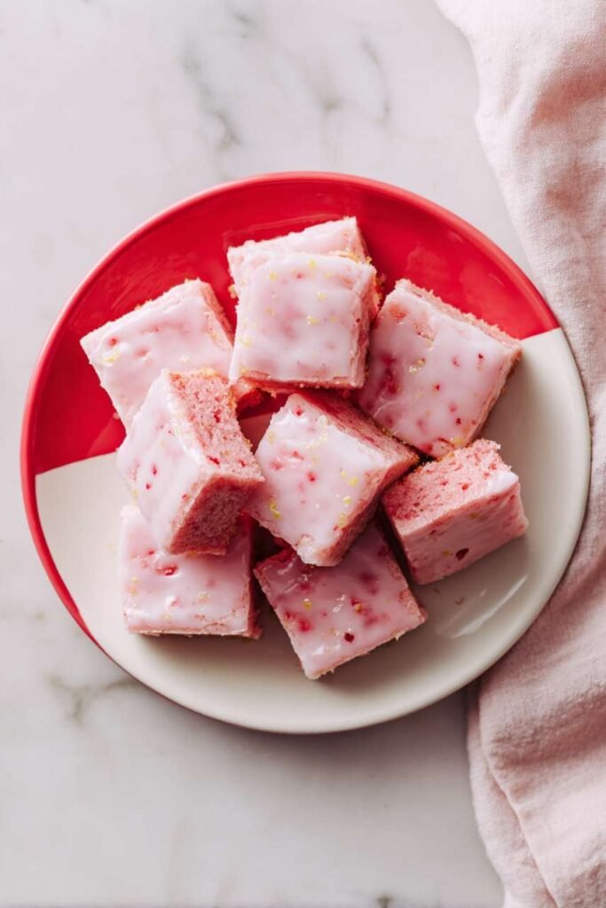 Strawberry Lemon Brownies