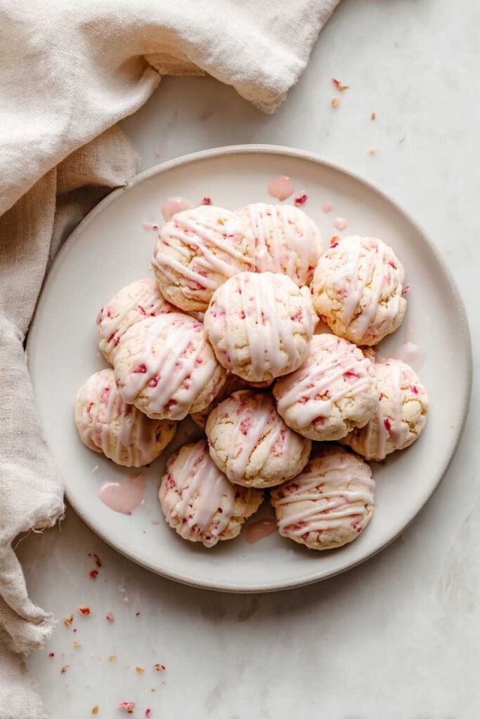 Strawberry Lemon Cookies