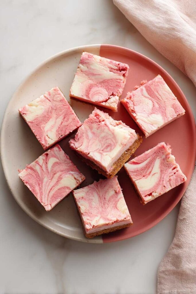 Strawberry Swirl Brownies