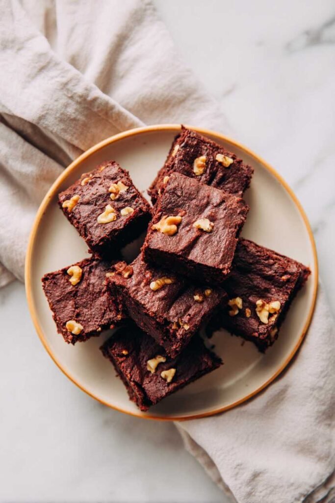 Sweet Potato Walnut Brownies
