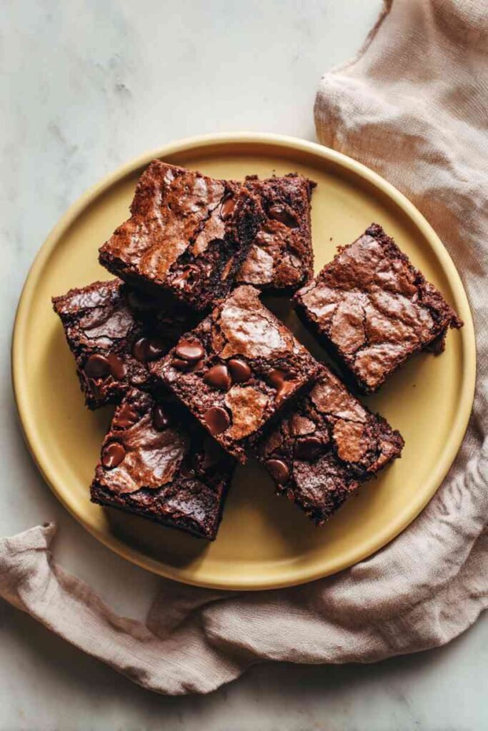 Vegan Chocolate Chip Brownies