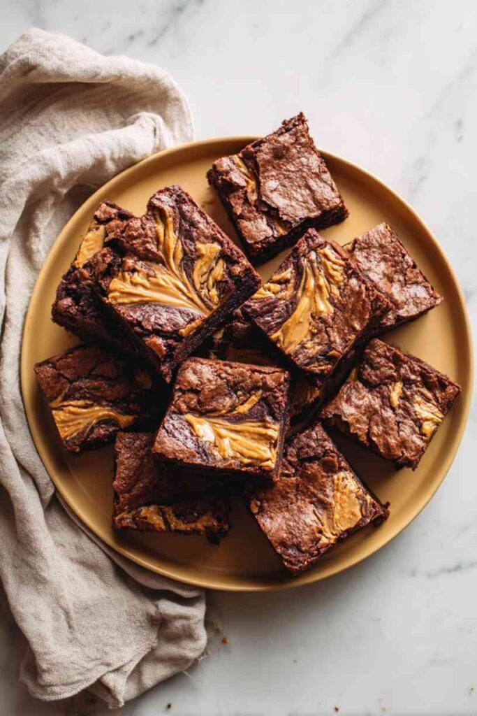 Vegan Peanut Butter Brownies