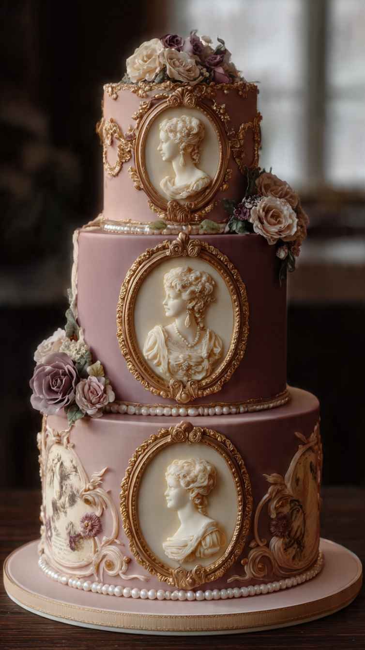 10 Gorgeous Vintage Cake Ideas - Bakewitheva