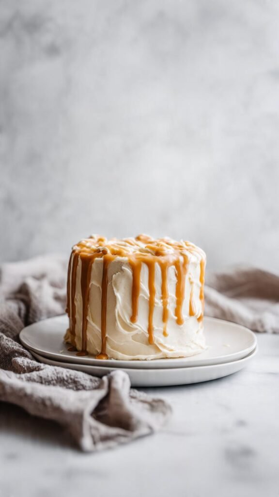 Caramel Coffee Bento Cake