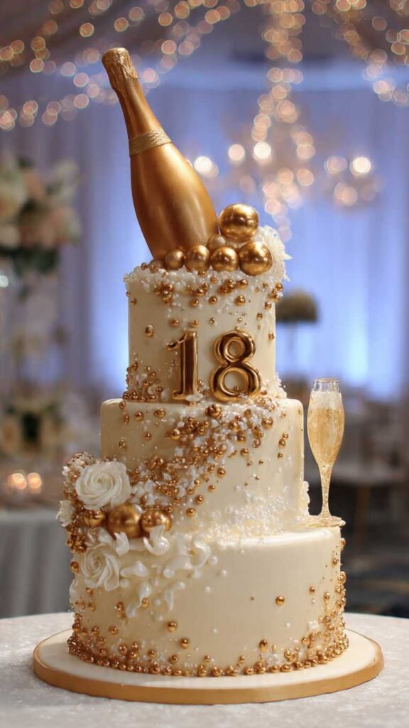 Champagne Celebration Cake