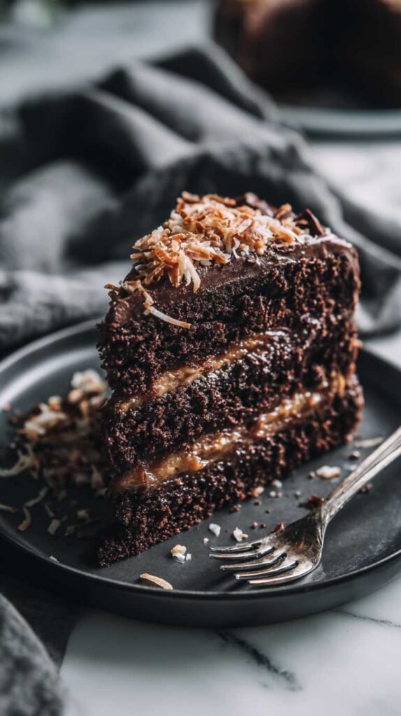 Decadent German Chocolate Cake
