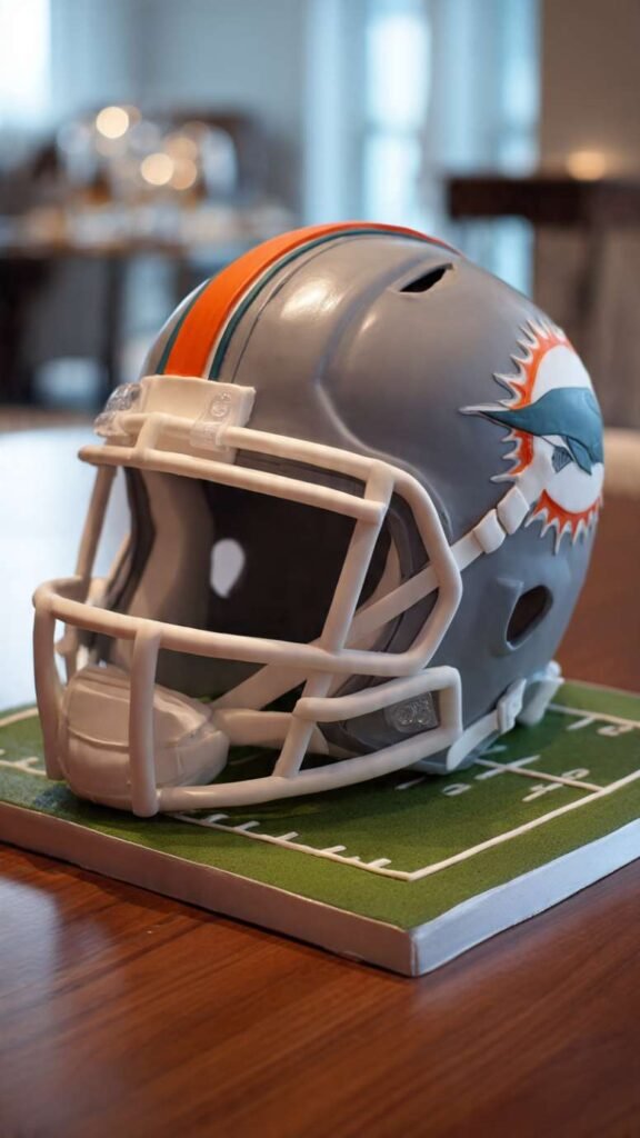 Football Helmet Cake